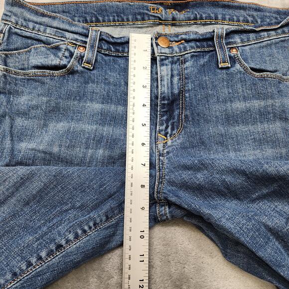 Old Navy Jeans Womens 10 Blue The Flirt Mid Rise Boot Cut Stretch Casual Y2K - Picture 10 of 13